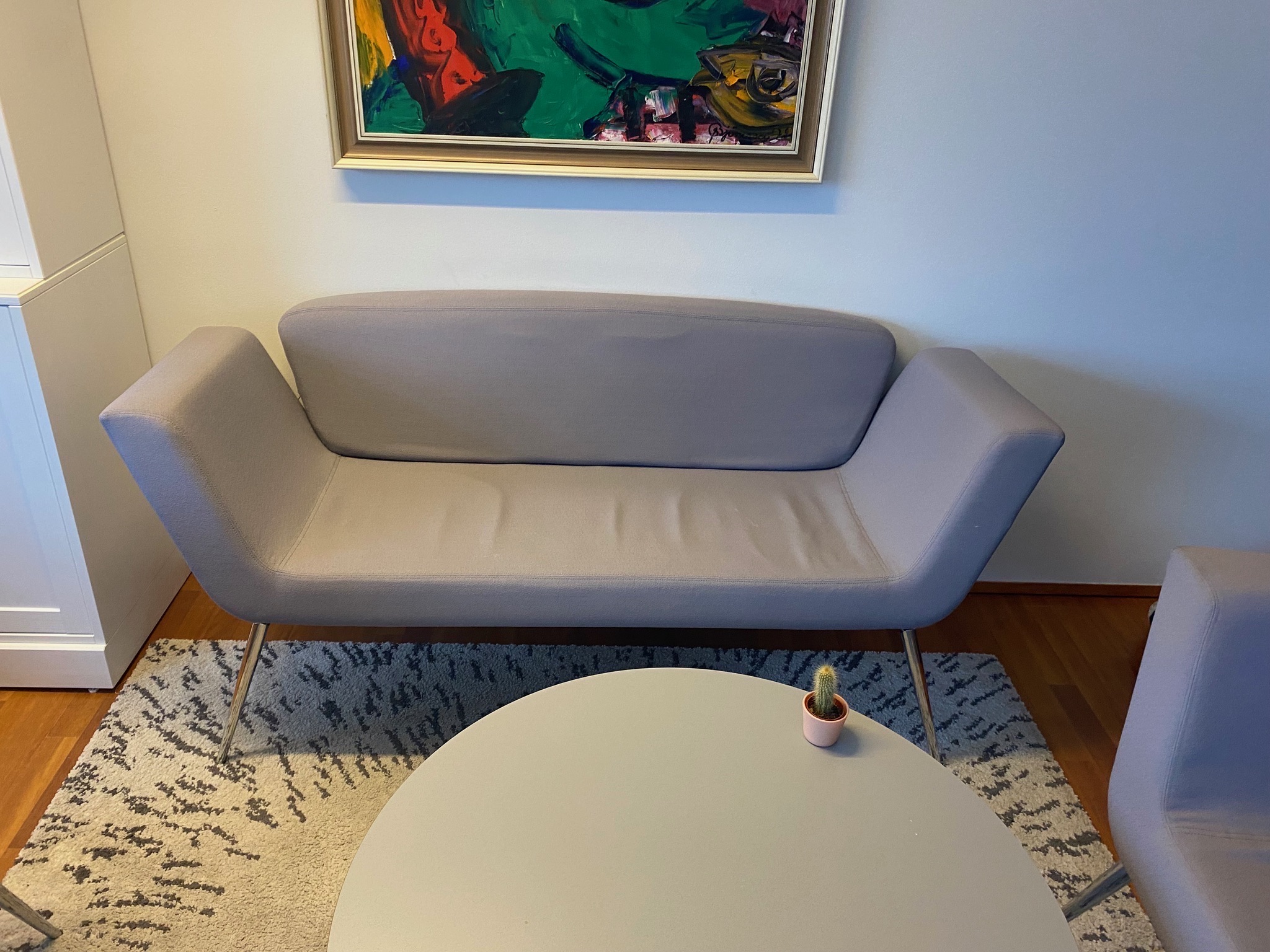 SELT / SOLD Dímon hönnunarsófasett, íslensk hönnun og smíði, 3+1+1 3