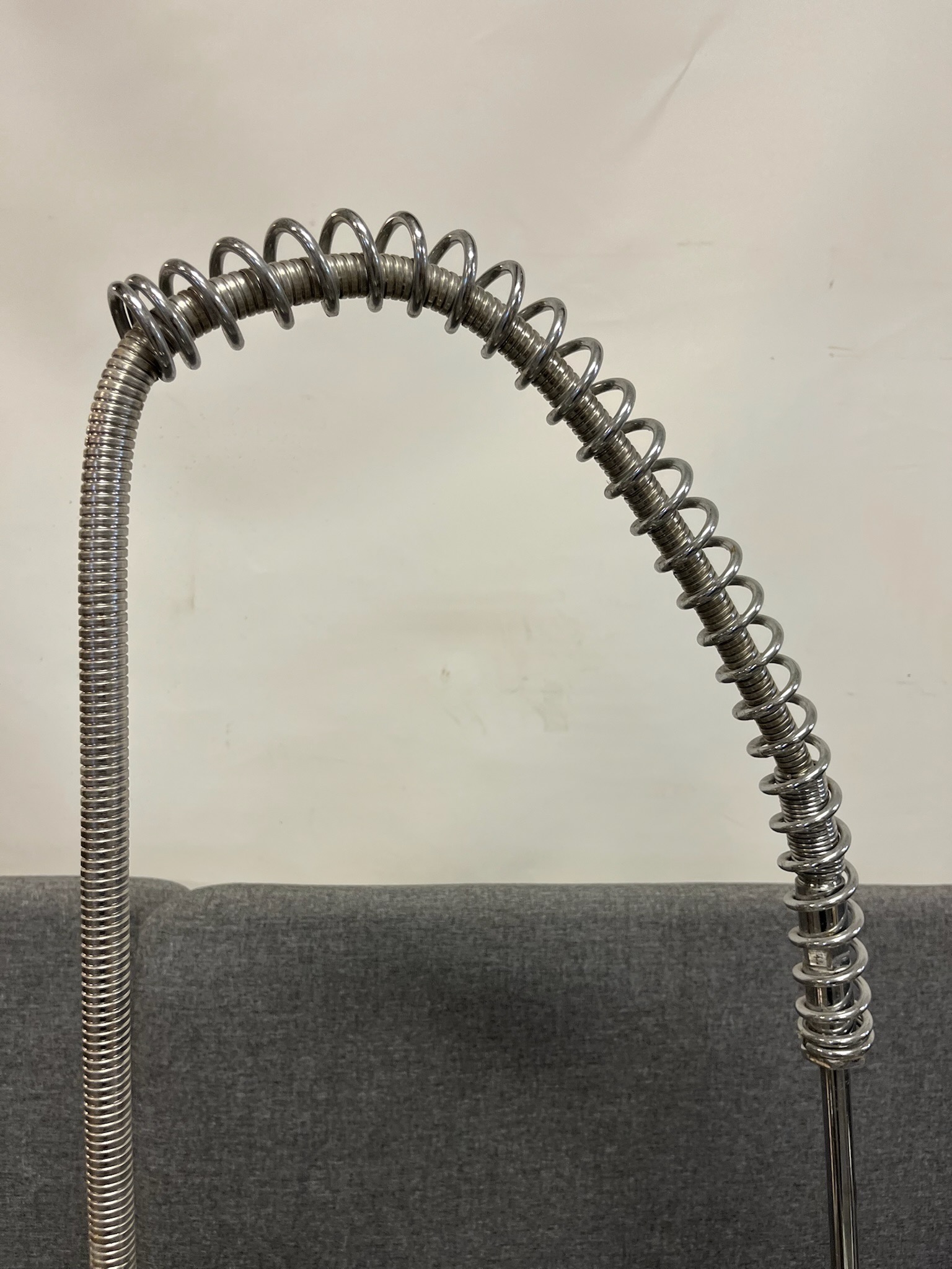 SELT / SOLD Ryðfrítt stálborð með vöskum og blöndunartæki, L180 B60 x H82 5