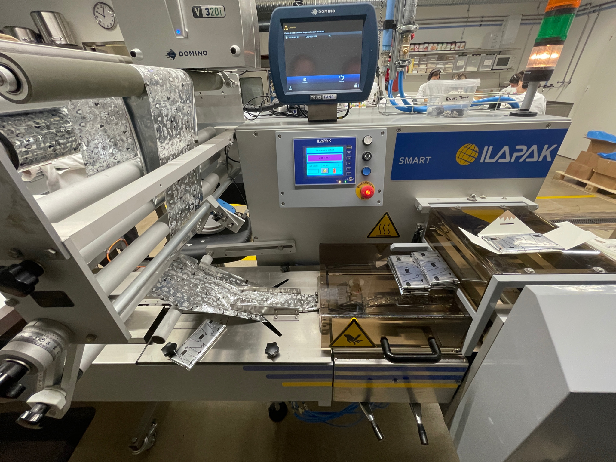 SELT / SOLD - ILAPAK Domino V320i pökkunarvél