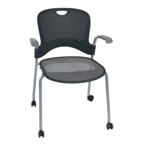 SELT / SOLD - Herman Miller Caper á hjólum, staflanlegur (12 stk.)