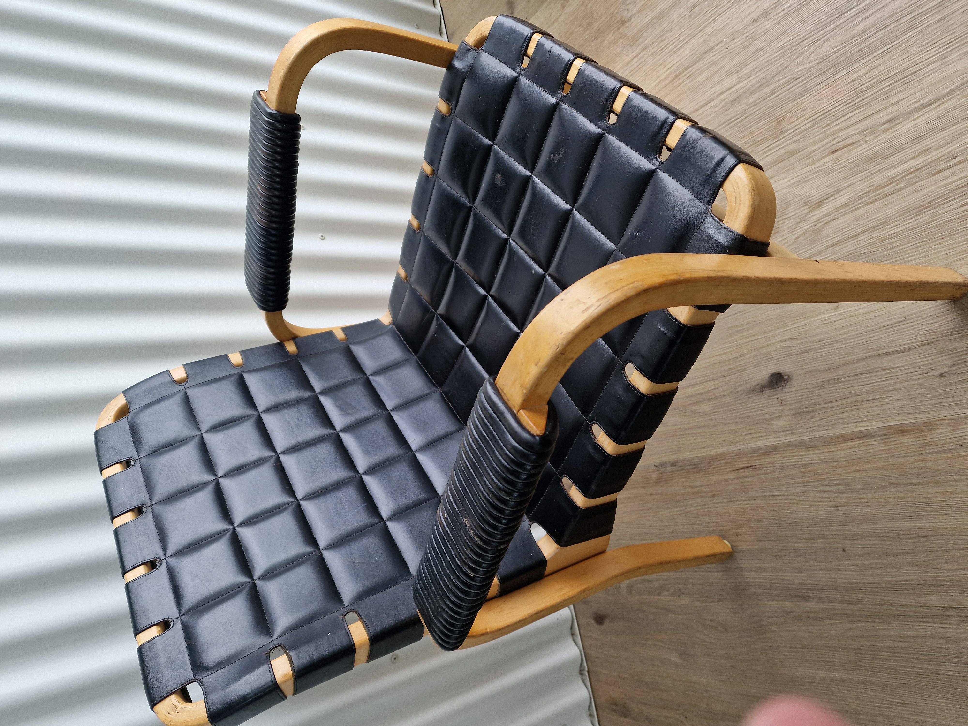 SELT / SOLD Alvar Aalto 45 stóll - birki 2