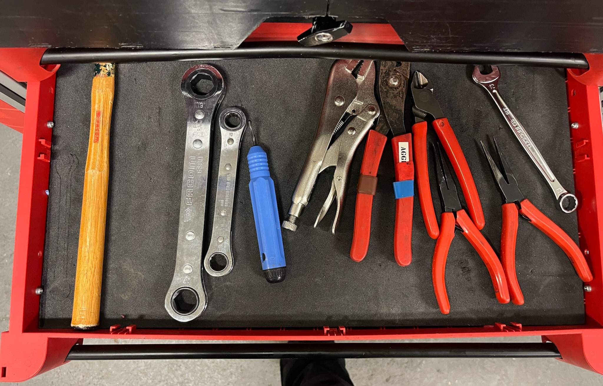 SELT / SOLD Würth verkfæraskápur, 5+2 skúffur - nr.12 6
