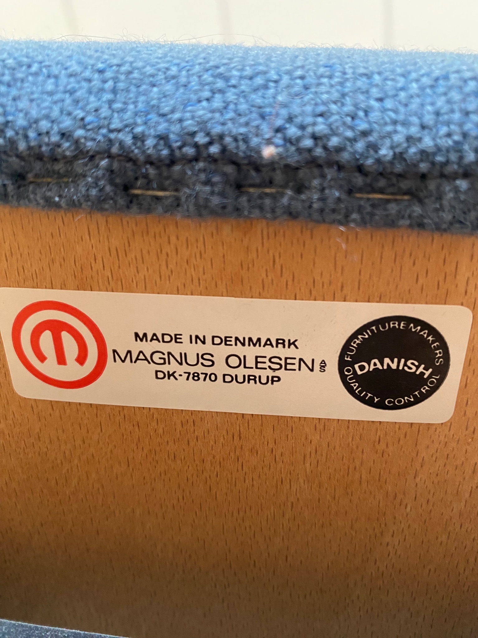 SELT / SOLD Danskur armstóll eftir Magnus Olesen, 1960s 3