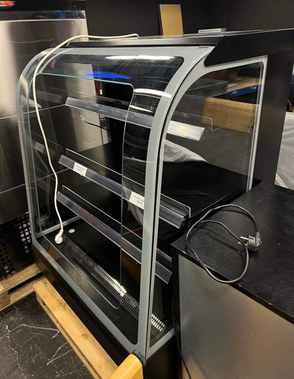 SELT / SOLD Tefcold afgreiðslukælir, B90 x H139,5 x D74 sm. 2