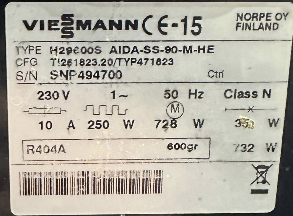 Veissmann display kælir frá BVT 2