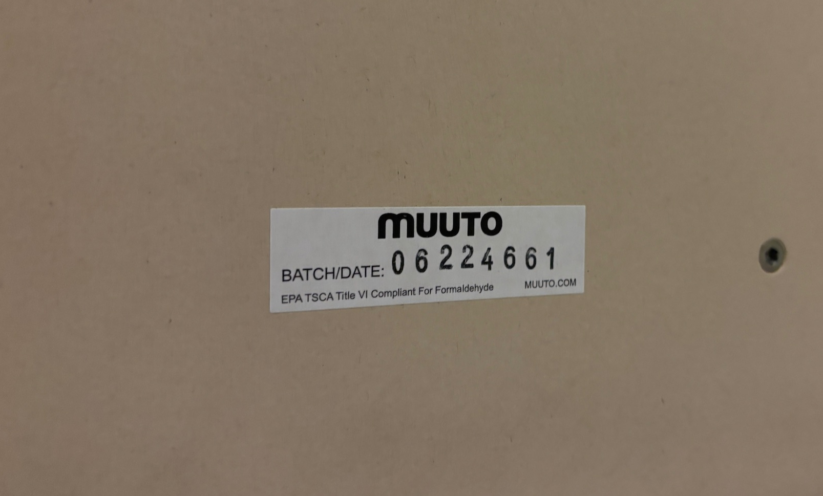 SELT / SOLD Muuto rafmagnsborð, eik, B190 x D85 sm. 9