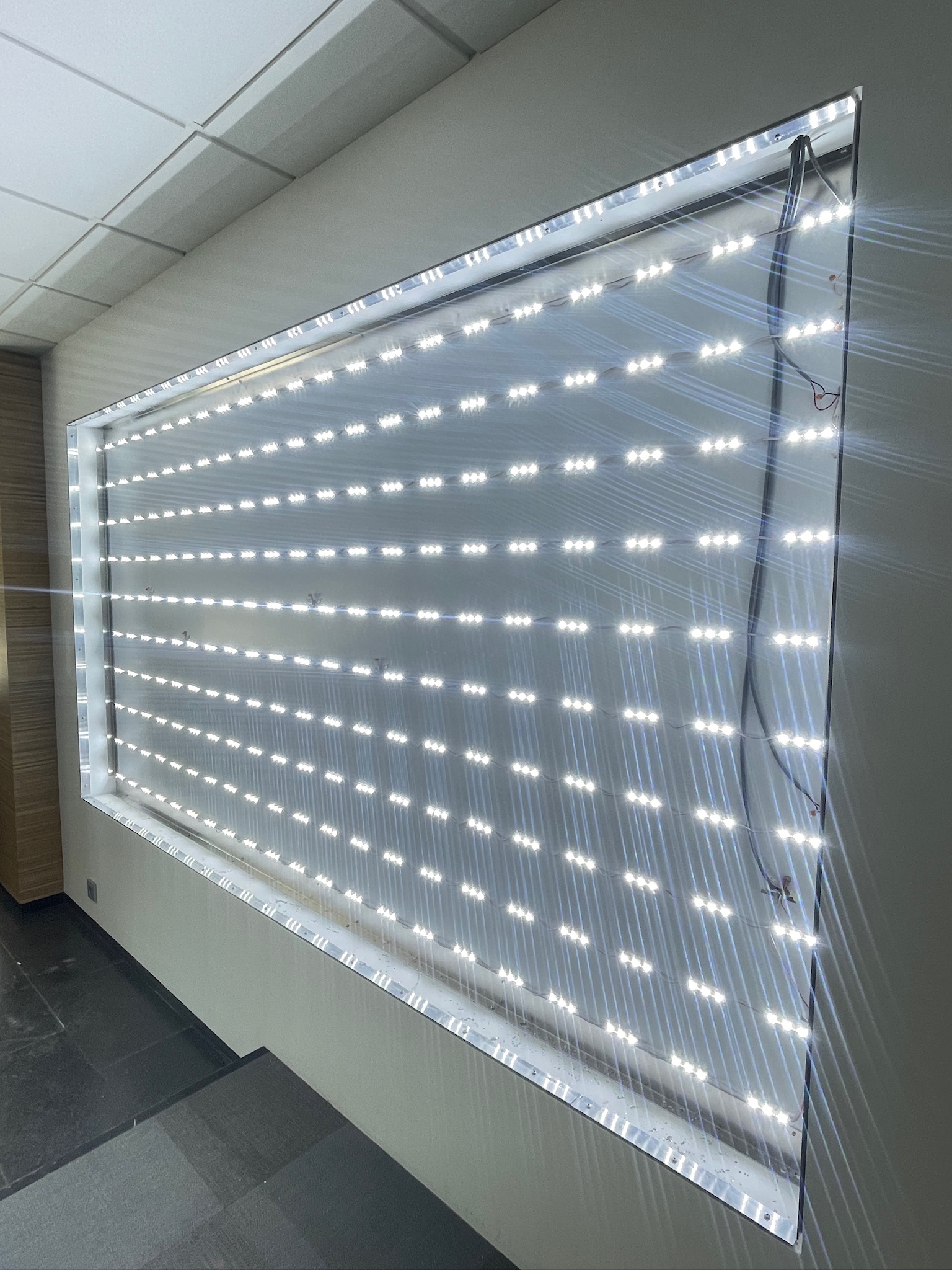 SELT/SOLD LED rammi, B300xH160xD14,5sm.