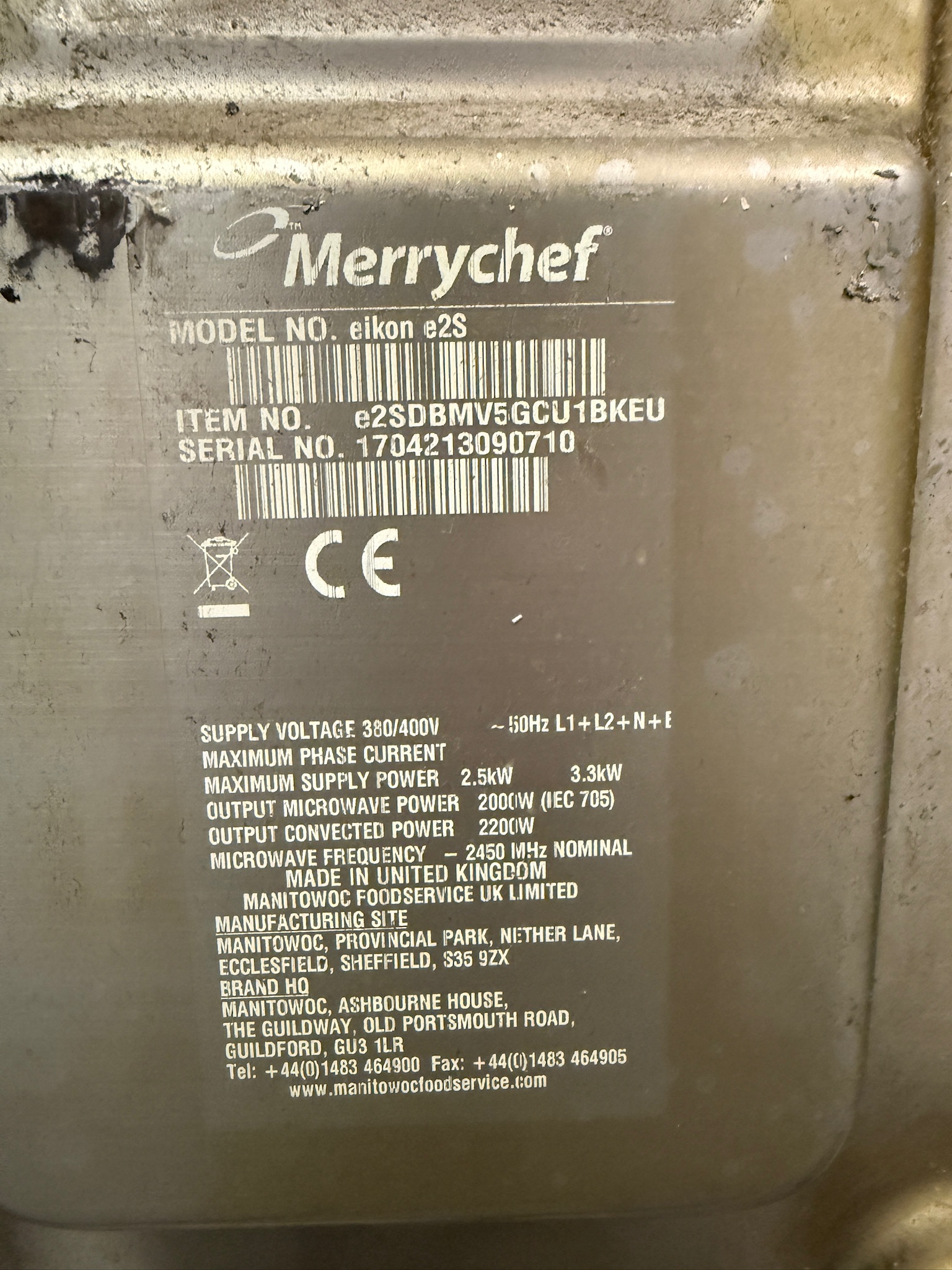 Merrychef hraðofn (ný yfirfarinn) 3