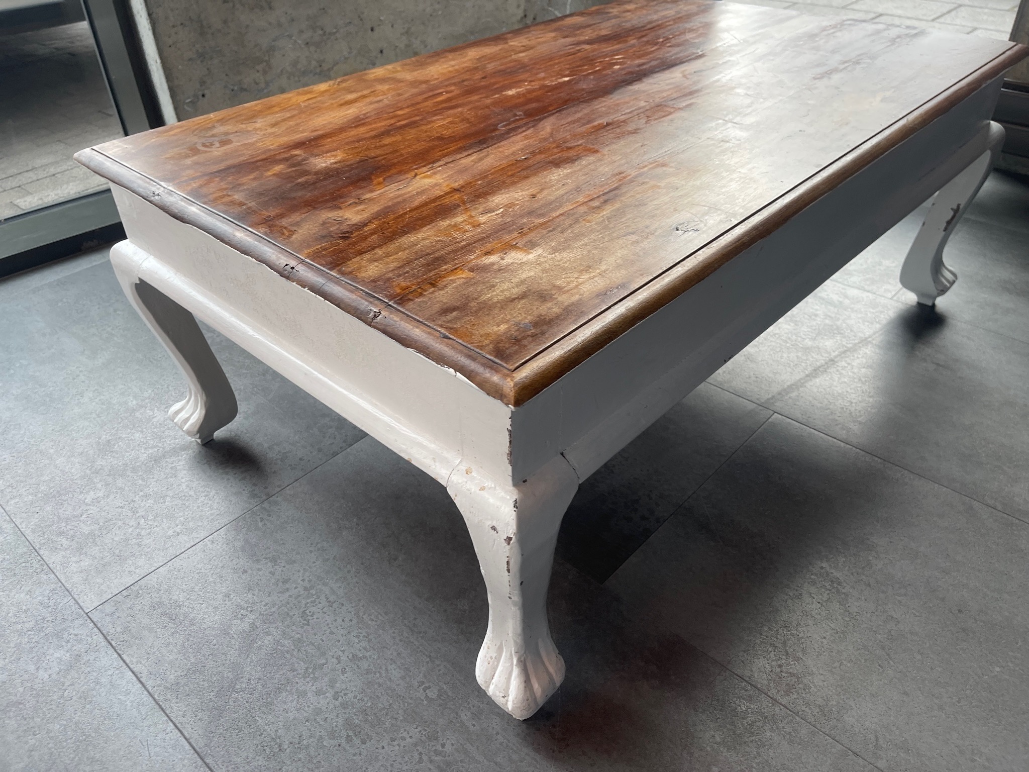 SELT / SOLD Sófaborð/ stofuborð, D118 x B75 x H47 sm. 2