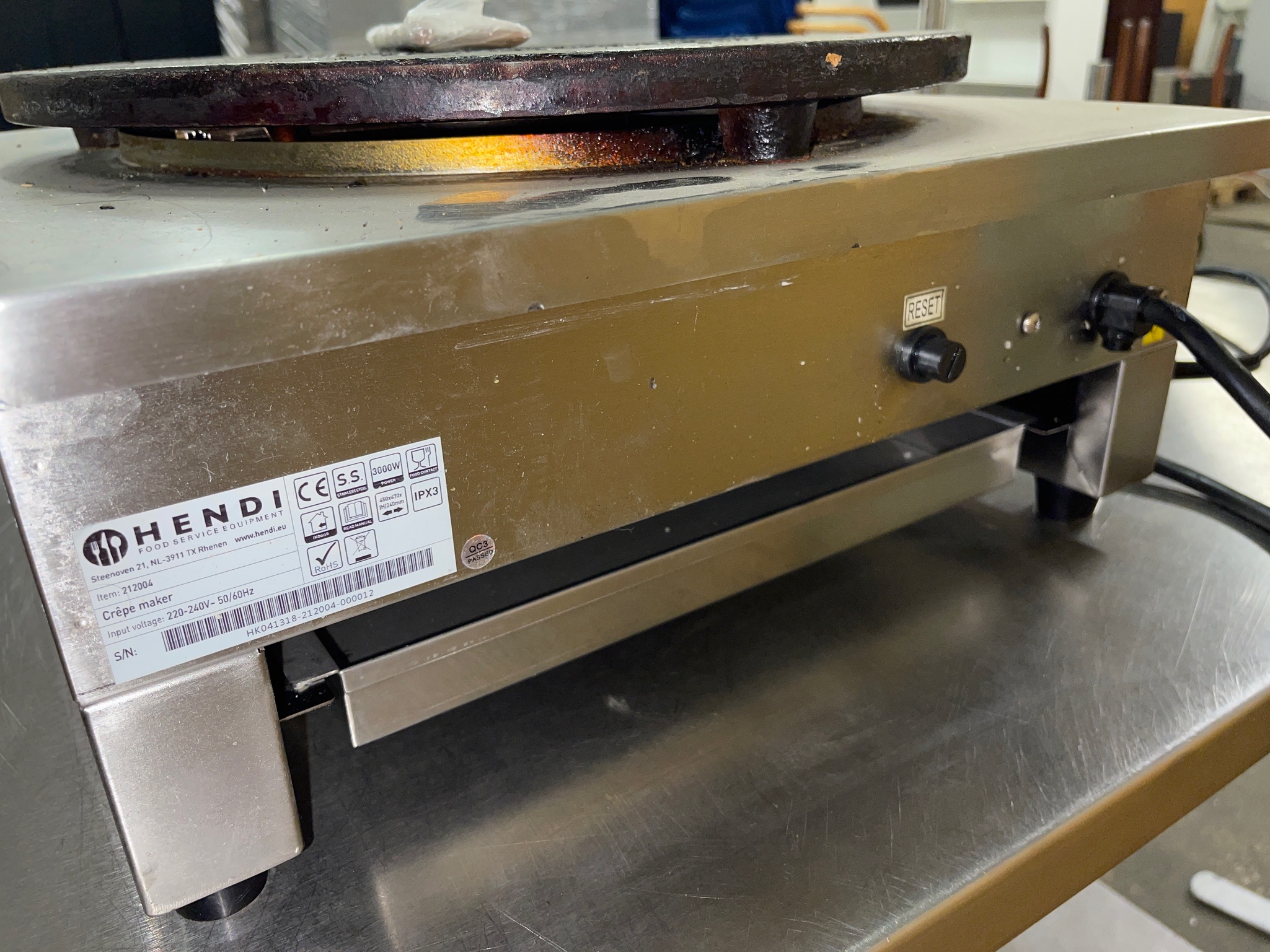SELT / SOLD Hendi crépe maker frá Verslunartækni 4
