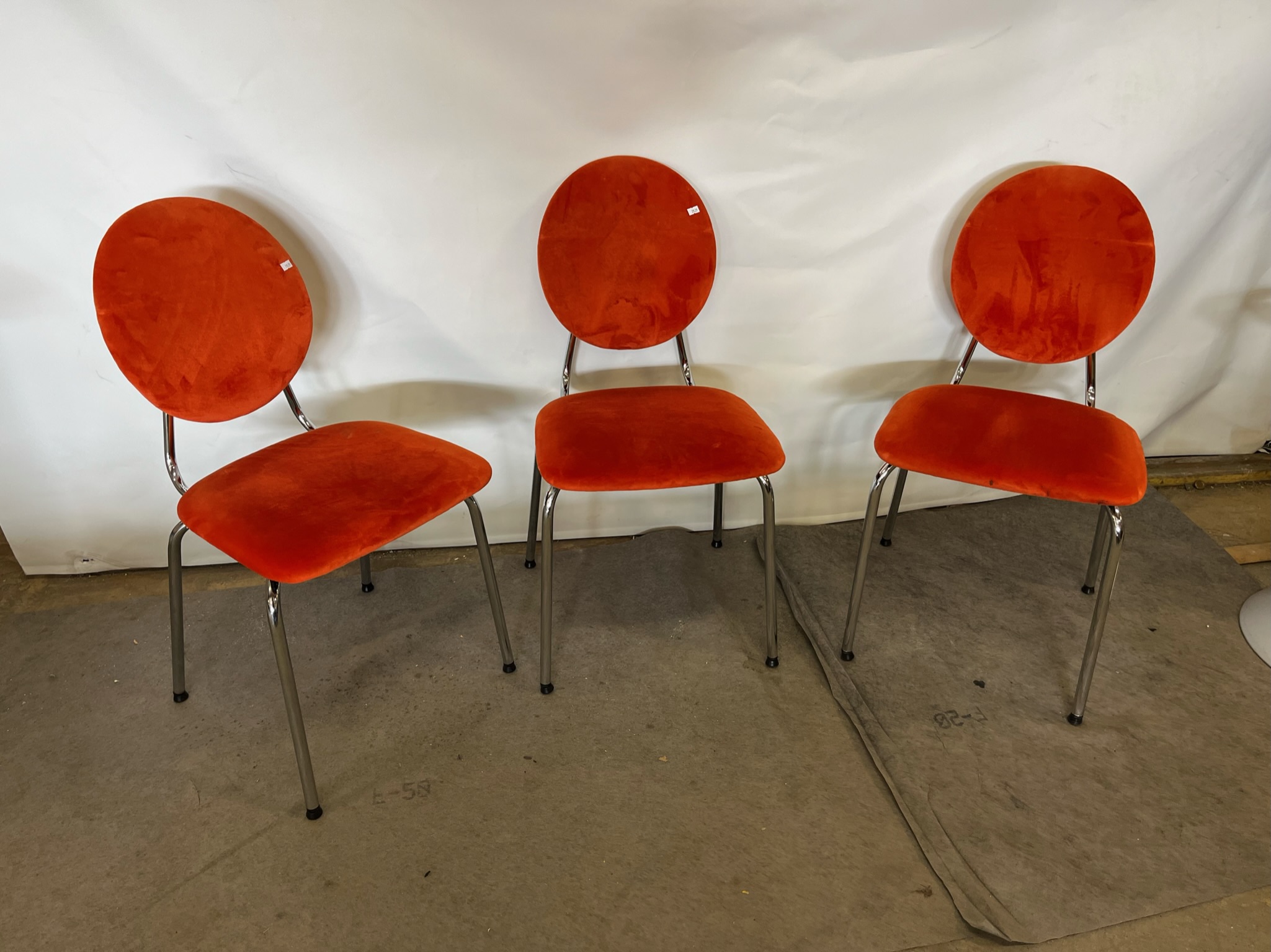SELT / SOLD Eldhússtólar - velvet - Sóló - Stálhúsgögn 7