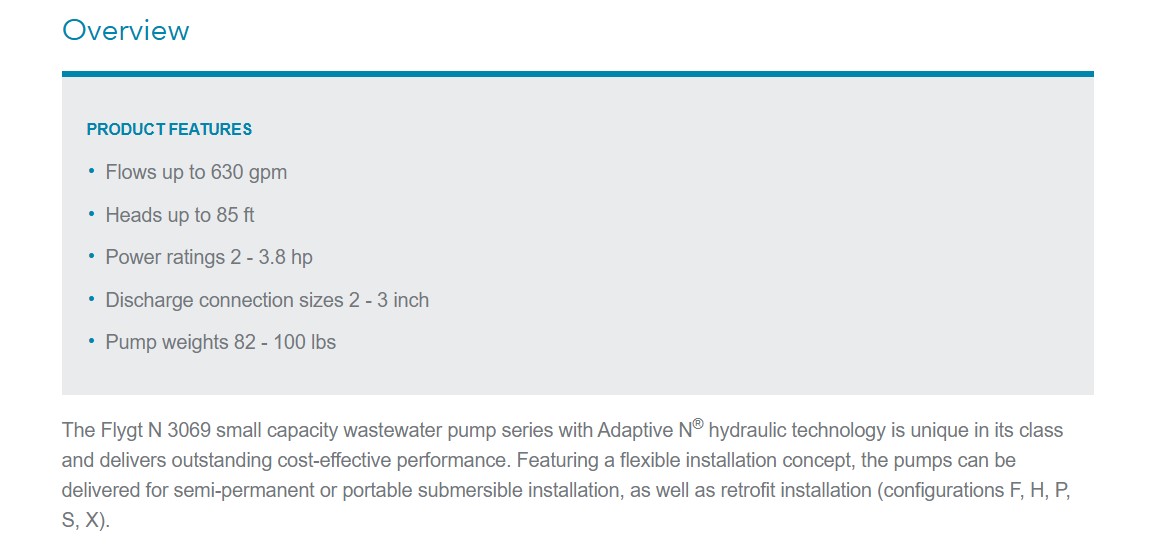 Xylem skólpdæla (ónotuð) 6