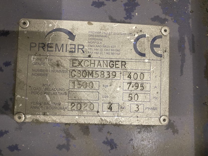 Bretta skiptir - palletu breytir - Pnr. 104 5