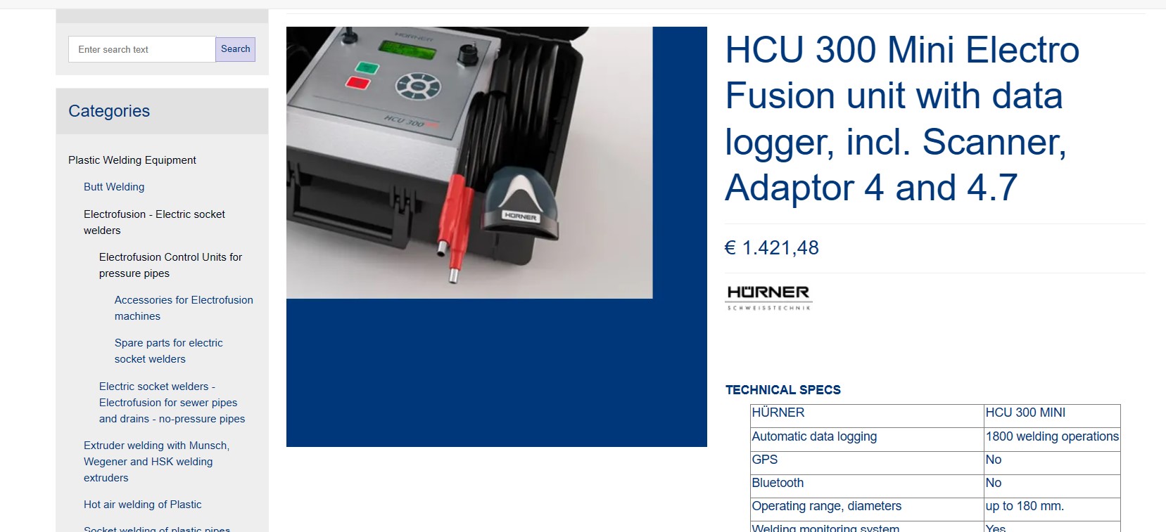 SELT / SOLD Hurner rafsuða fyrir plast 14