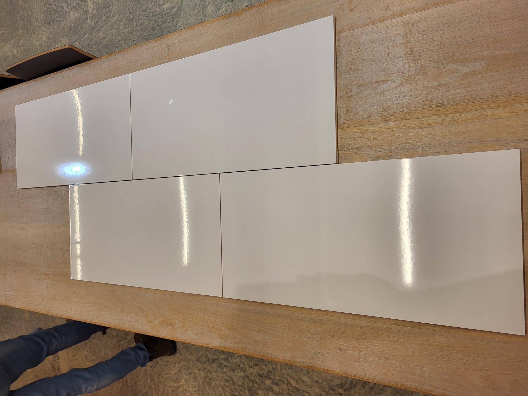 Tripoli Blanco glans hvítar veggflísar frá Pamesa, 30 x 60 sm. 575 fm. 2