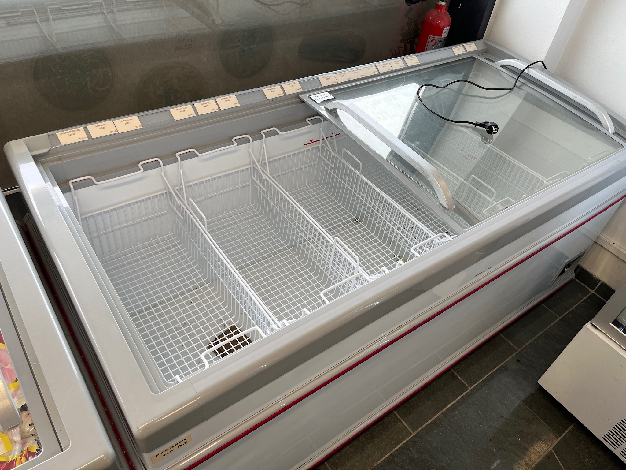 SELT / SOLD Scancool frystikista, 2022, B187 x D81 x H82 sm. (5 stk.) 2