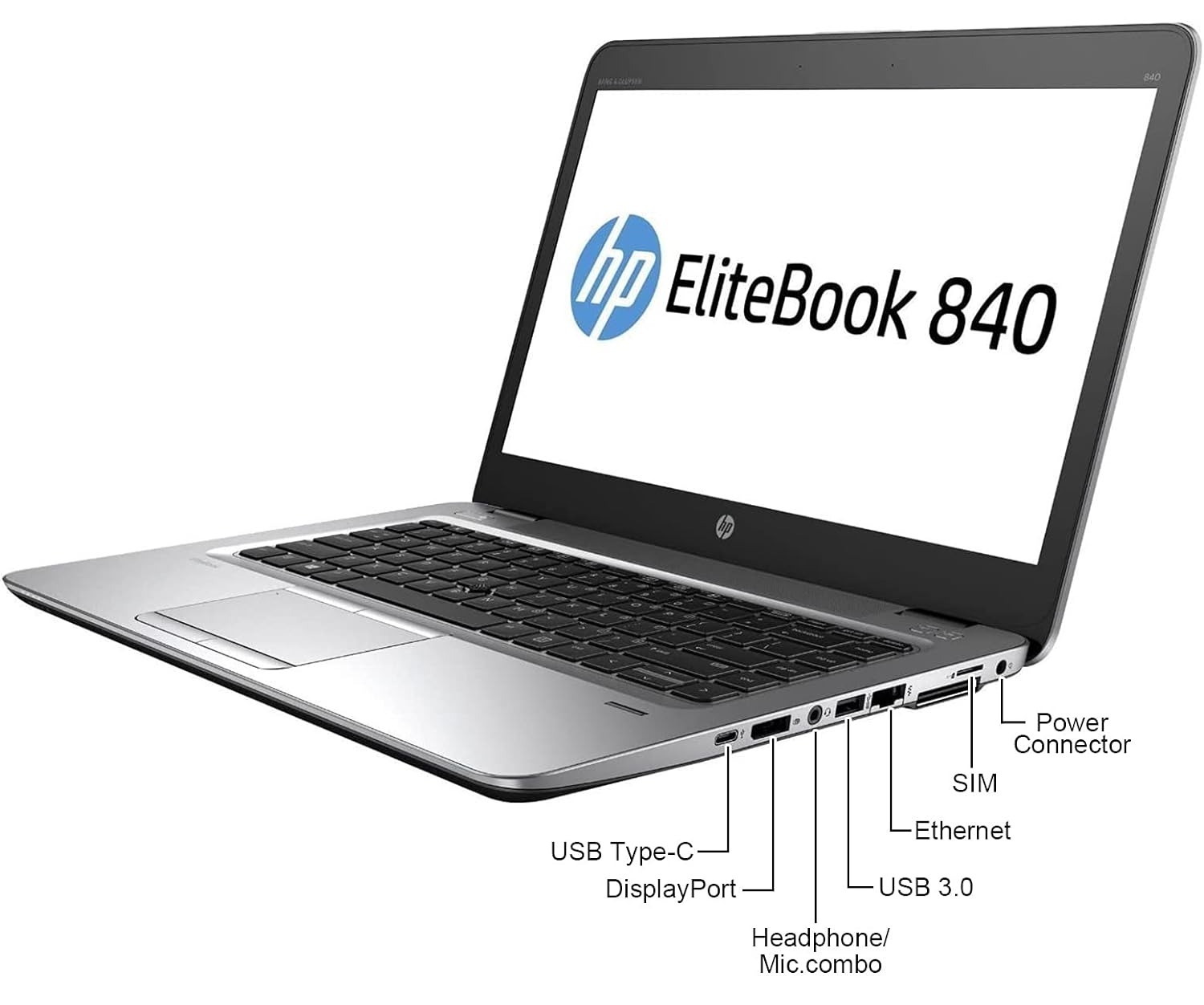 SELT/SOLD HP Elitebook 840 G3 fyrirtækja fartölva 3