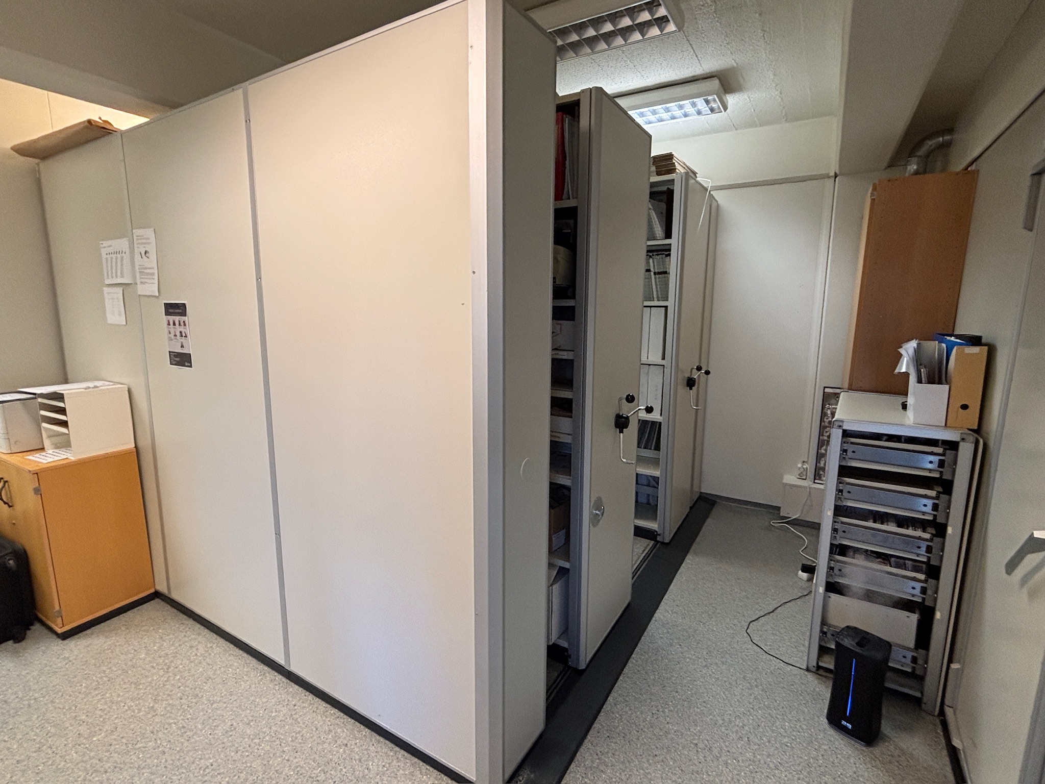 Hjólarekki / flettiskápur 3 m x 3,15m 2