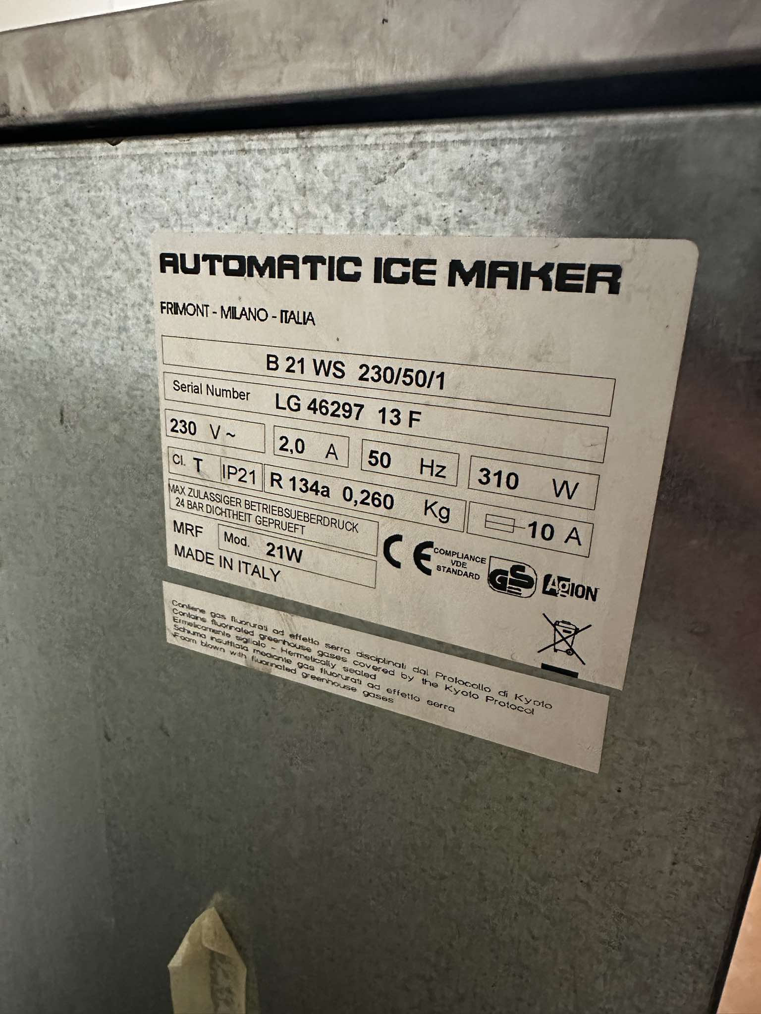 SELT / SOLD Bar Line B21 WS klakavél, Kælitækni H64 x B53 x L38 sm. 4
