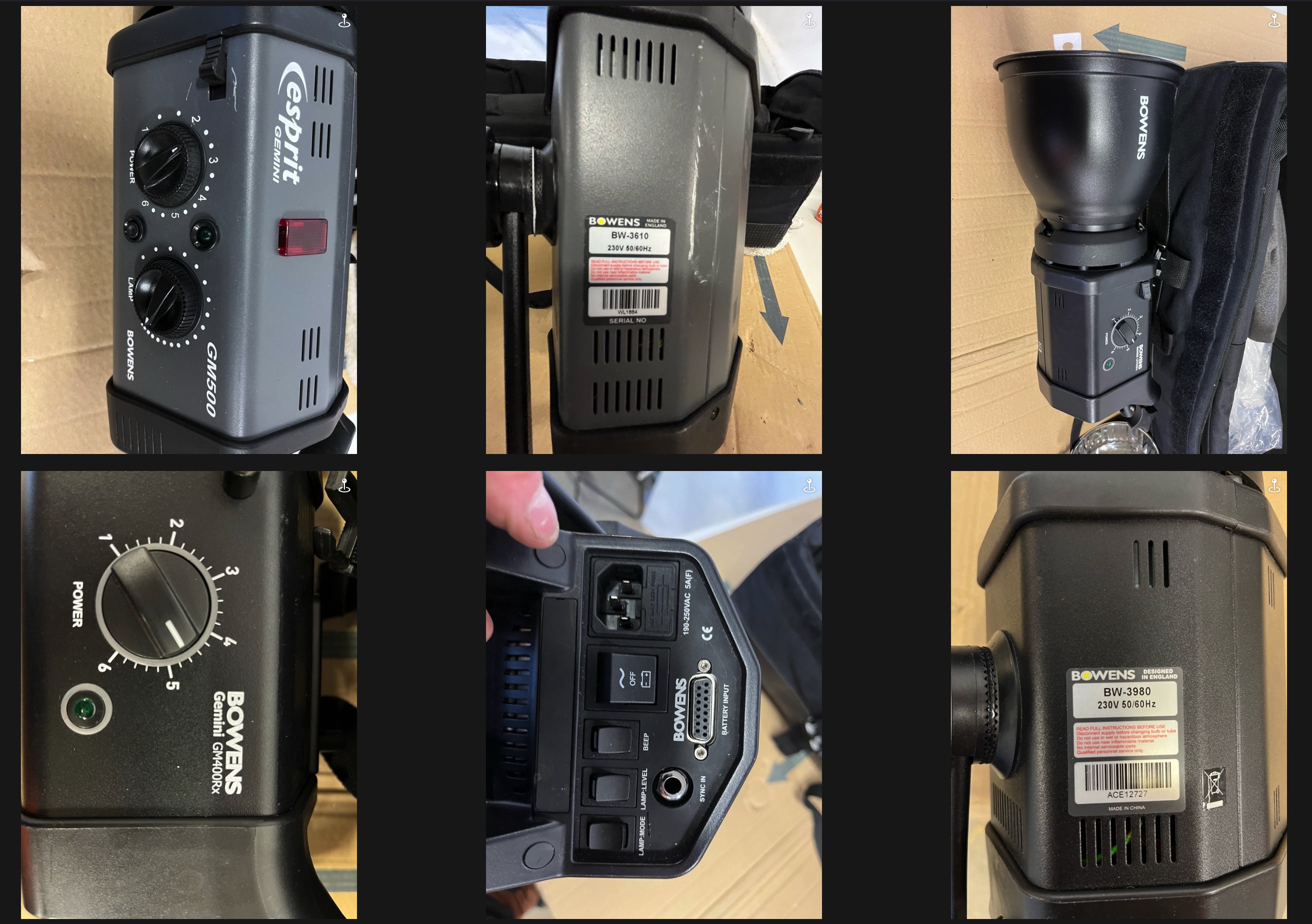 SELT / SOLD Ljósmyndatæki - Bowens-Ikan-Manfrotto-Q Gear 5
