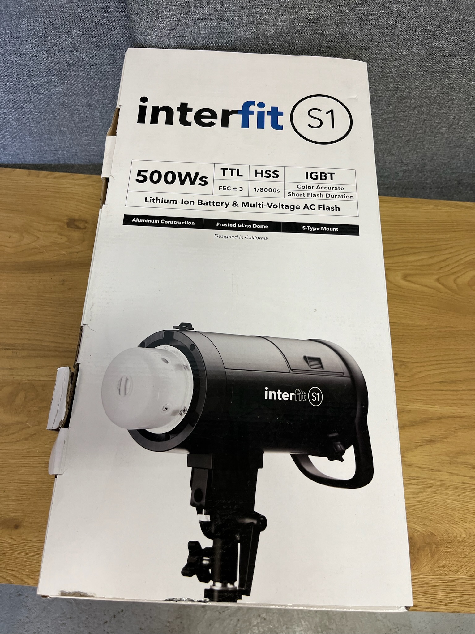 SELT / SOLD Interfit S1 ljóskastari (ónotað)