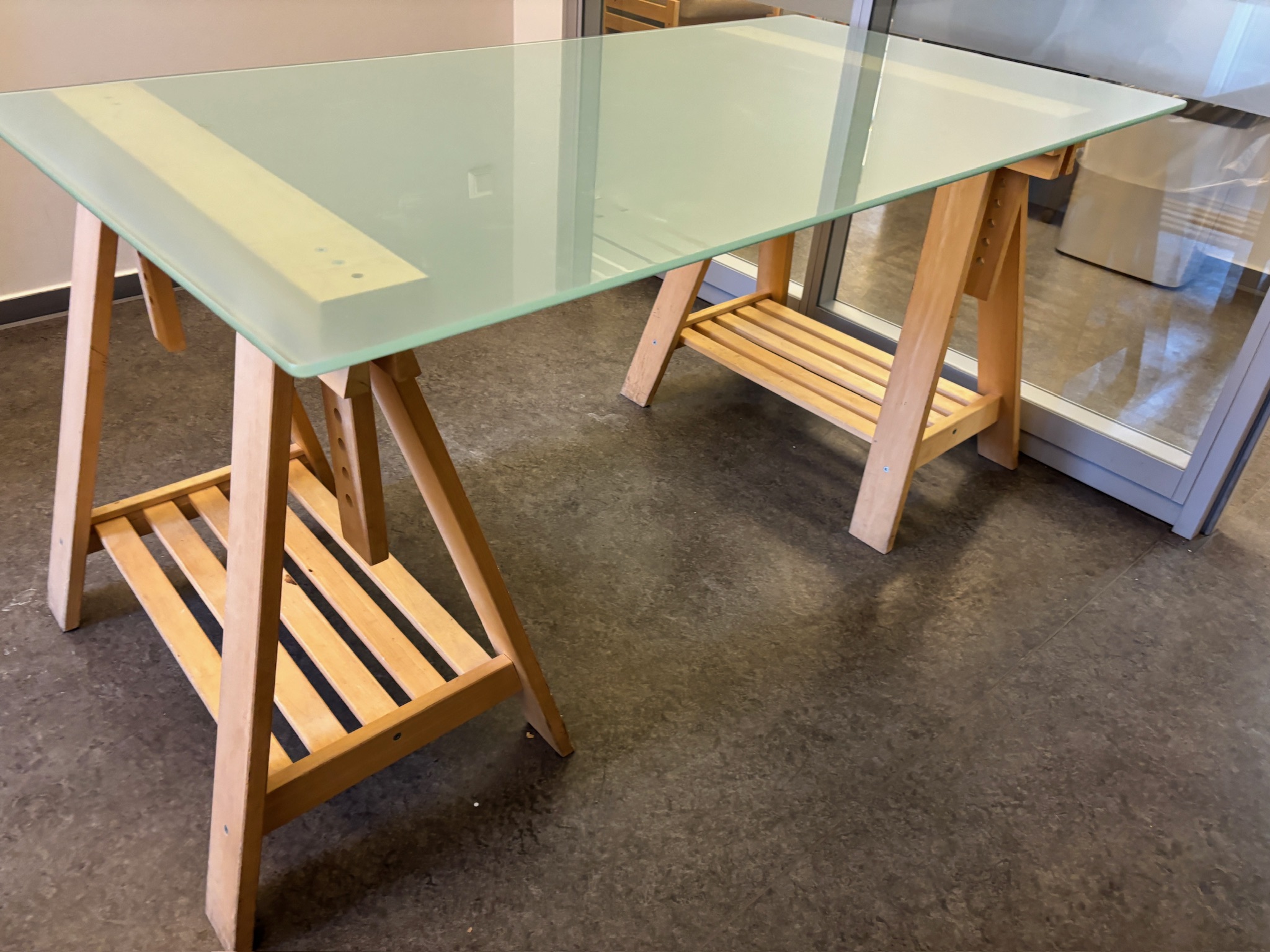 SELT / SOLD IKEA glerborð, B150x80sm. 2