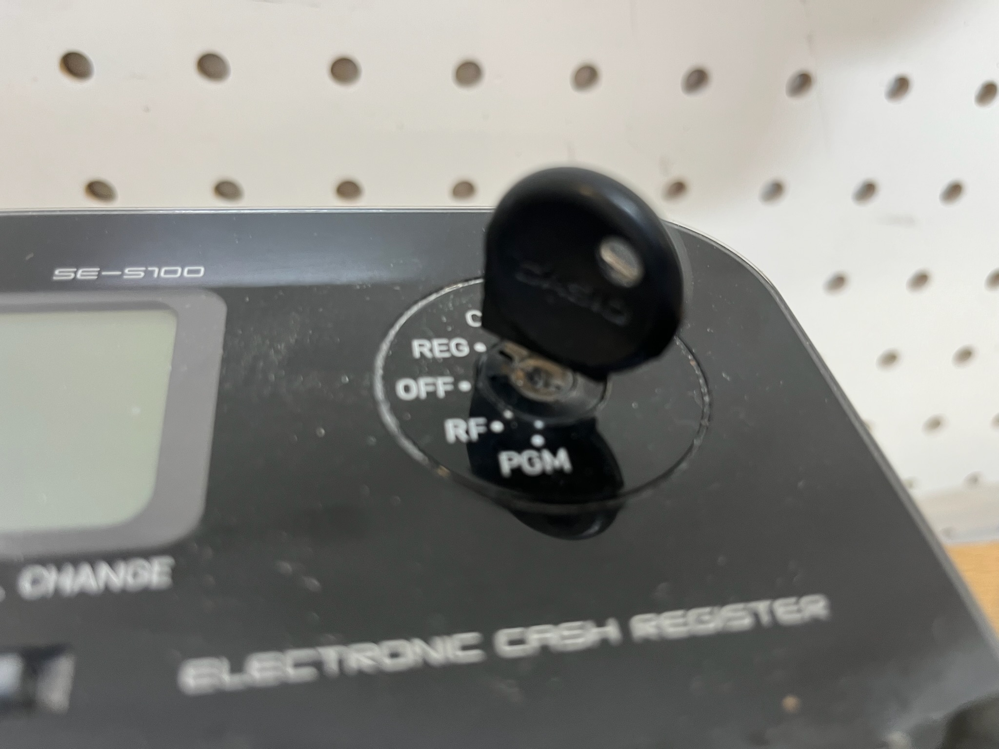 SELT / SOLD Casio sjóðsvél 5