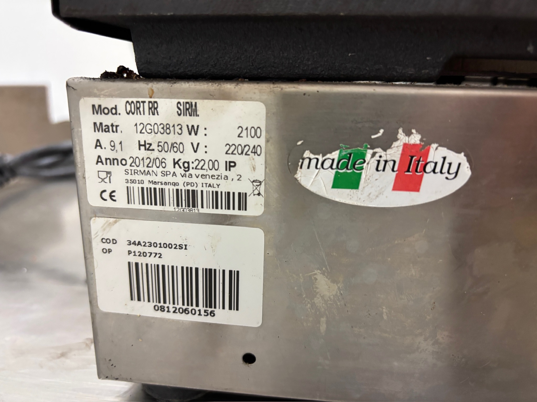SELT / SOLD SIRMAN samlokugrill, L40 x B32 x H20 sm. 8