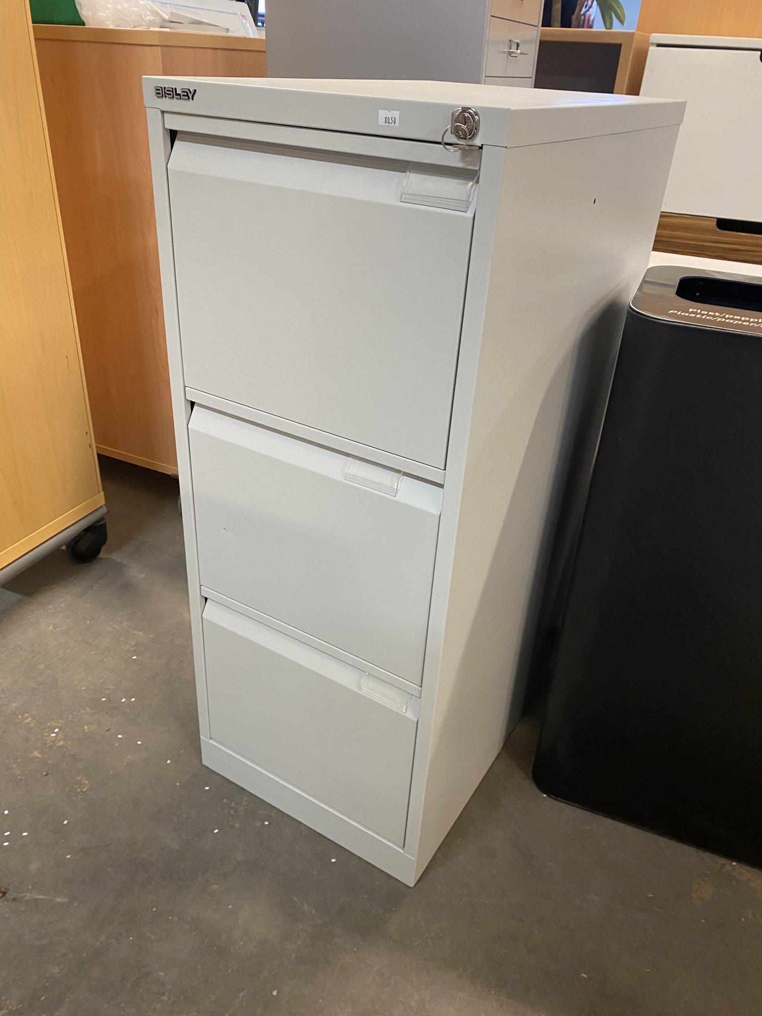 SELT / SOLD Bisley skjalaskápur - ónotaðir