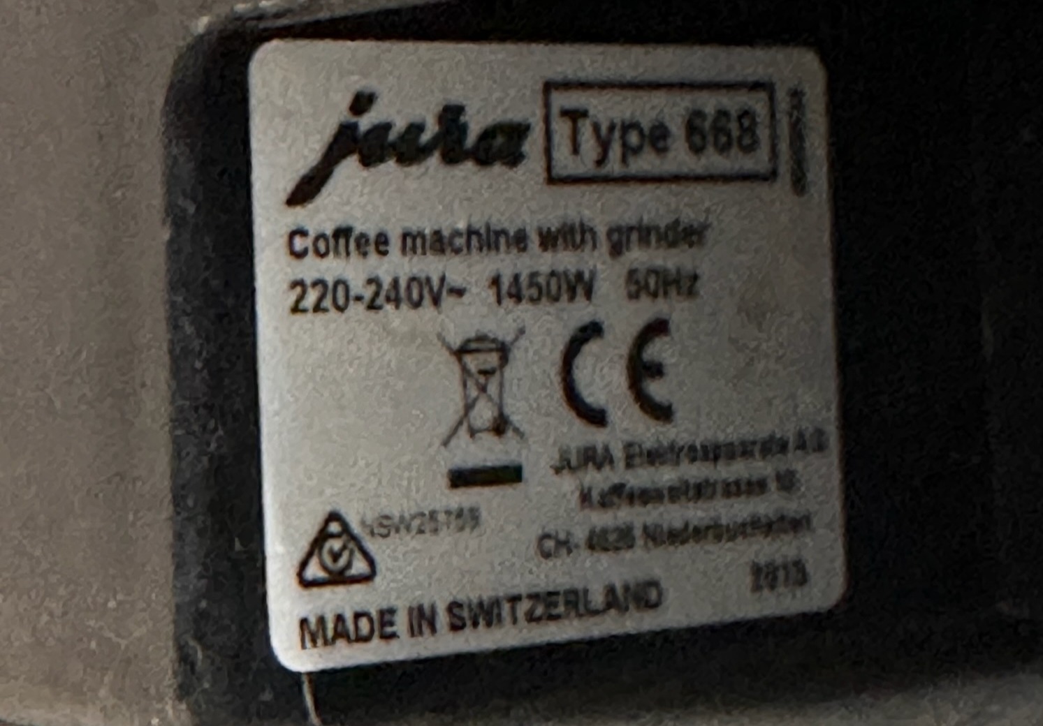 SELT / SOLD Jura Impressa Xs9 kaffivél 6