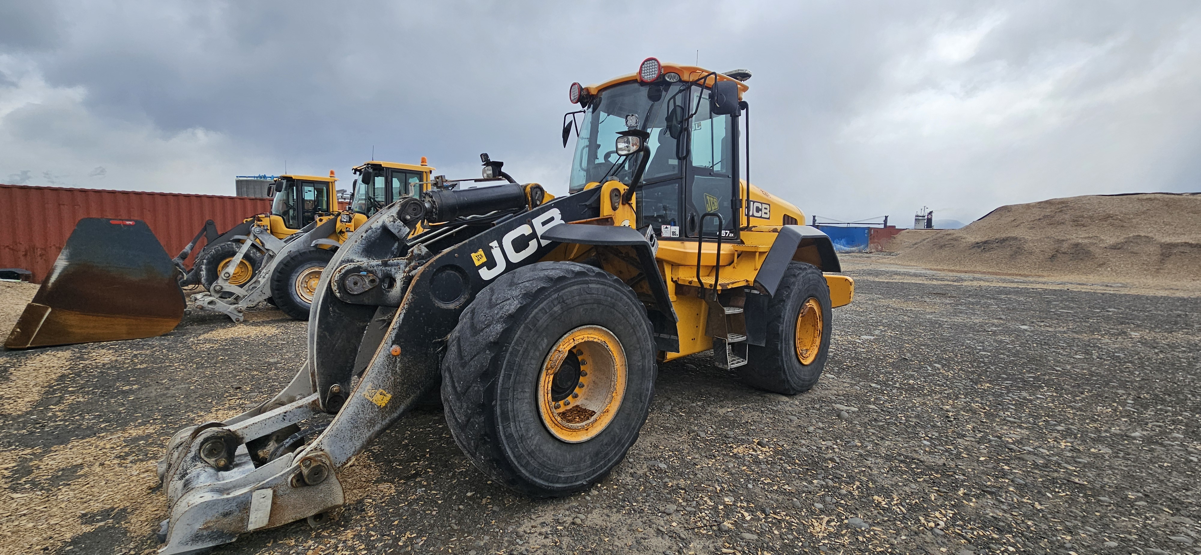 SELT / SOLD JCB 457 ZX - 2012 hjólaskófla - vinnustundir 7100 3