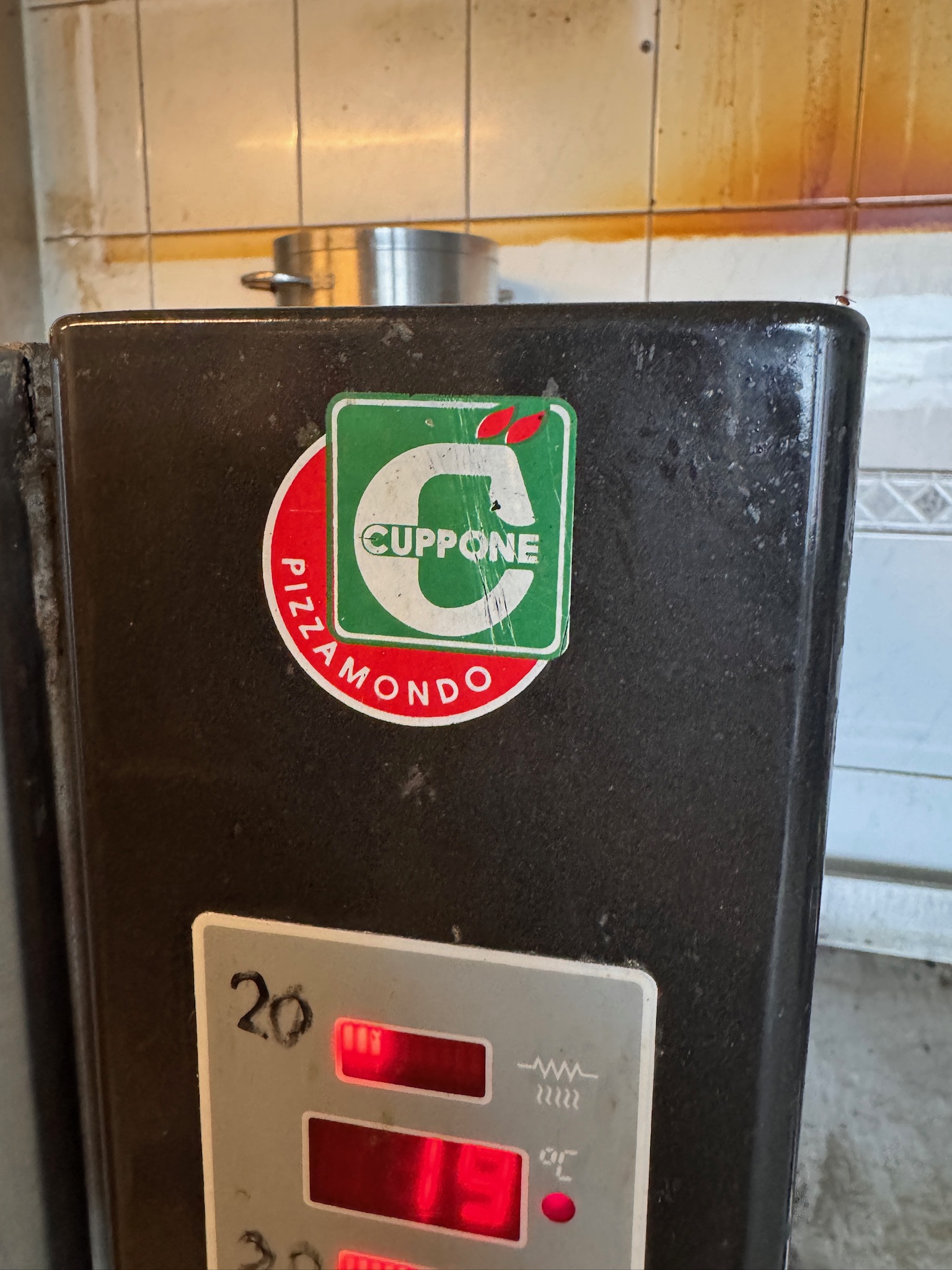 SELT / SOLD Cuppone pizzaofn - tvöfaldur Pnr. 108 5