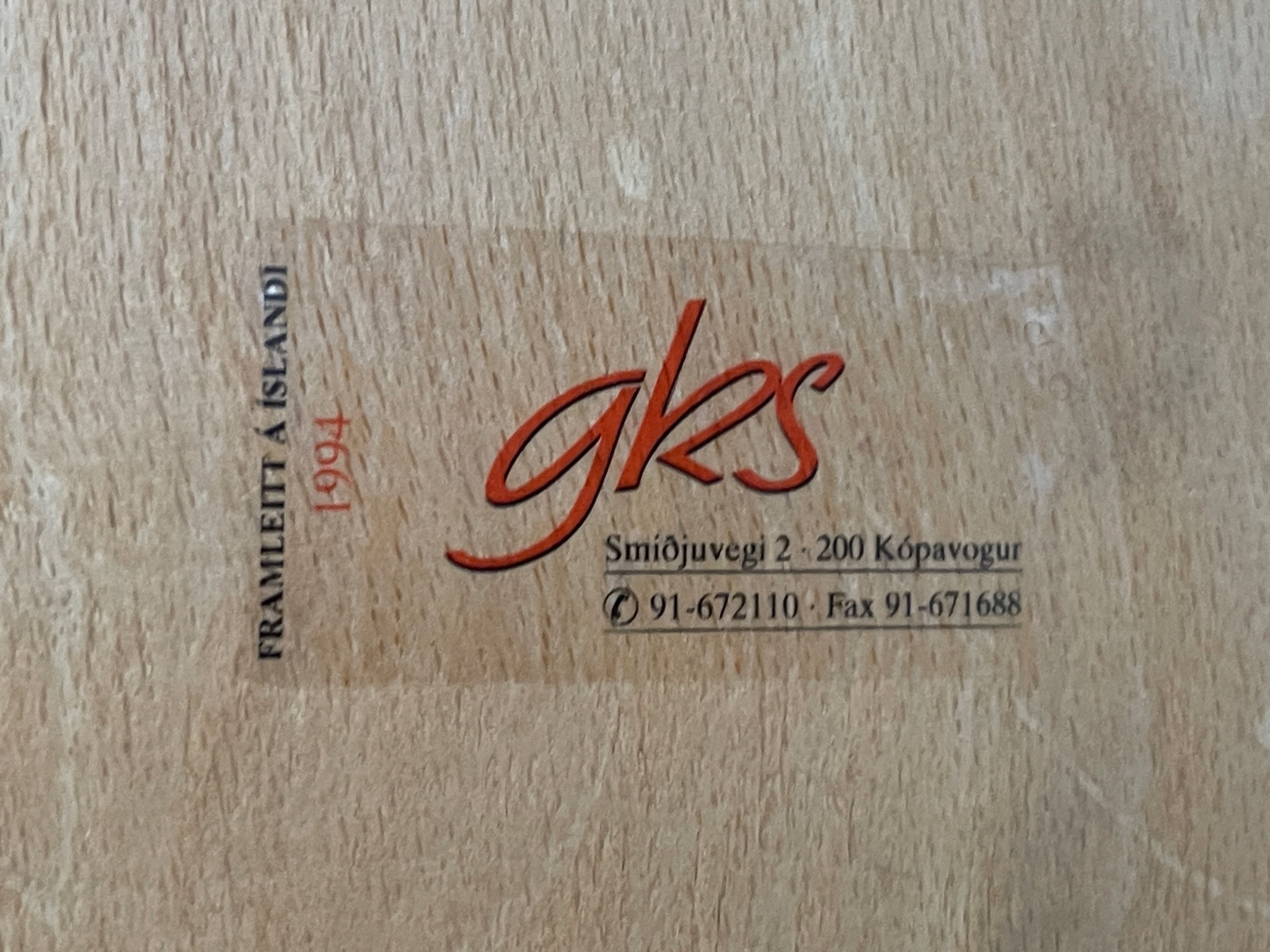 SELT / SOLD Fundarstólar frá GKS 7