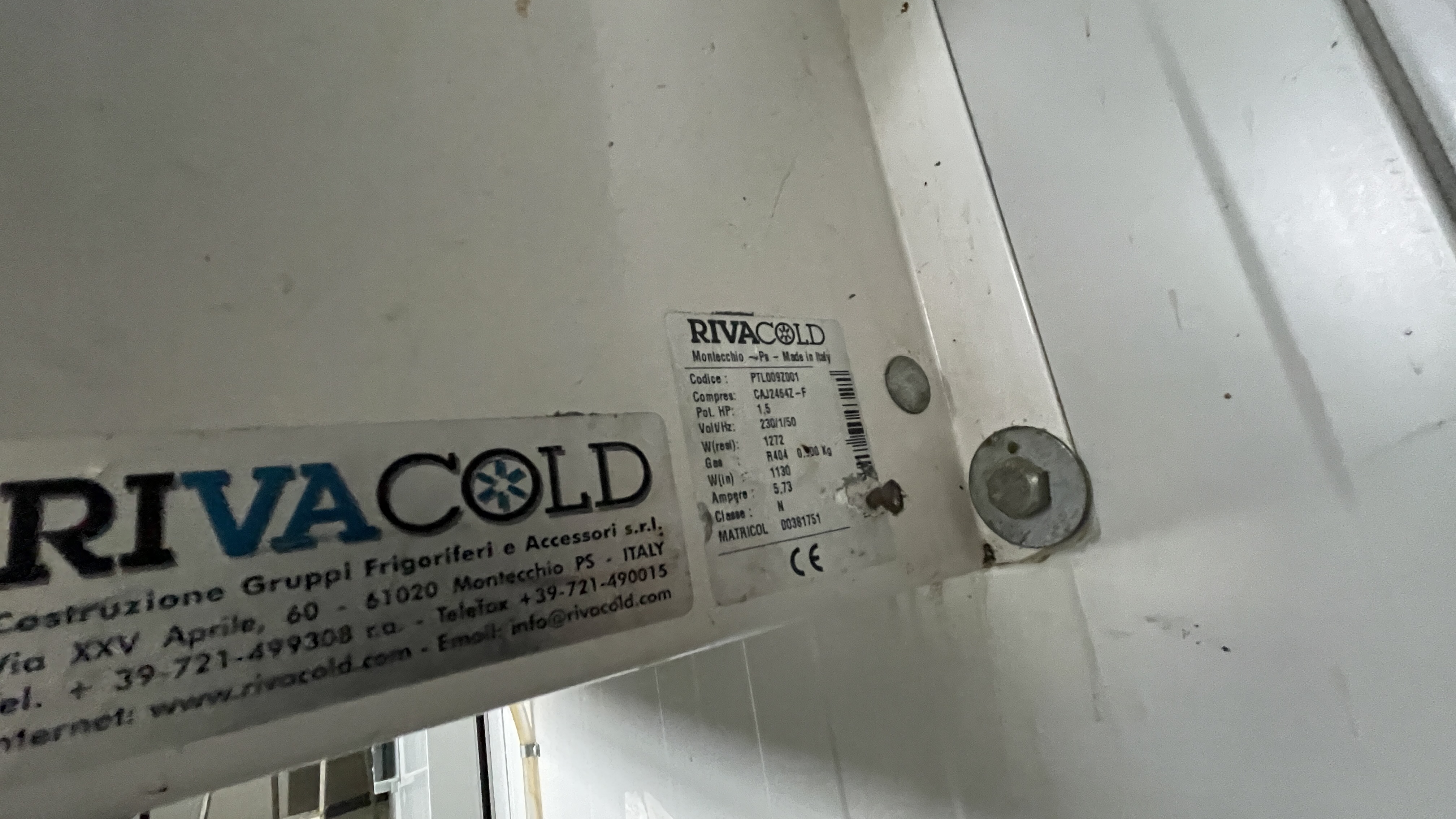 SELT / SOLD Rivacold frystir manngengur 4 fm 13