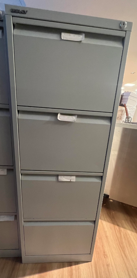 SELT / SOLD Bisley skjalaskápur 3