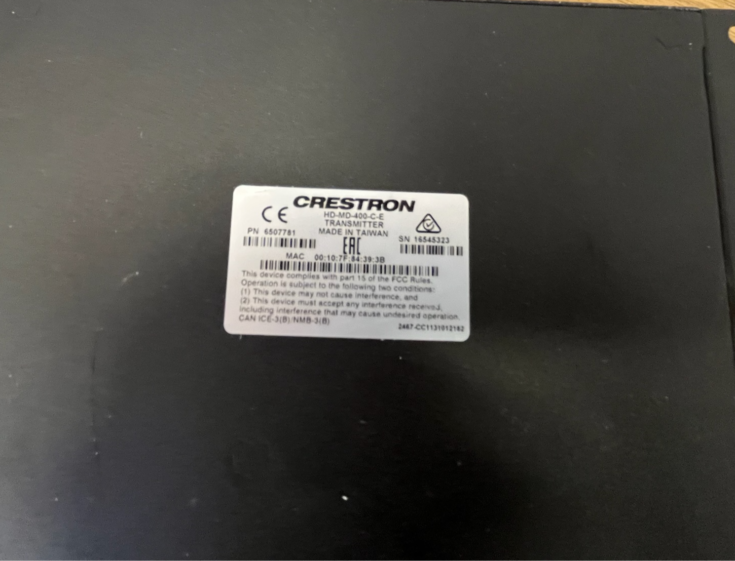 Crestron HDMI yfir CAT sendir/skiptir 6