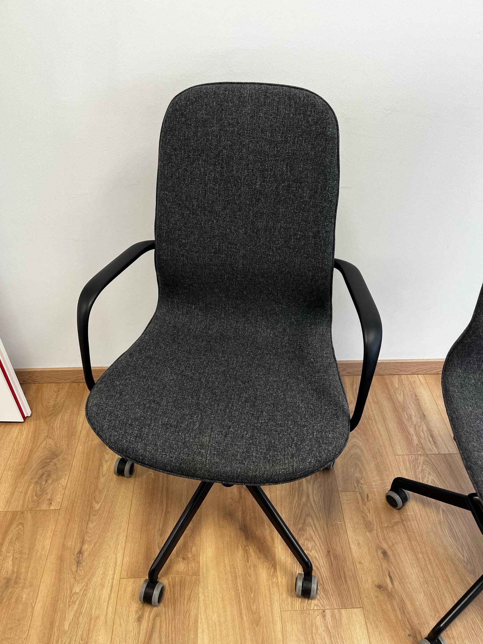 SELT / SOLD Fundarstólar á hjólum frá IKEA - 4 stk til