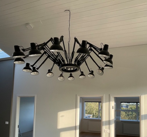 SELT / SOLD Moooi Dear Ingo – hengiljós eftir Ron Gilad (svart) 7