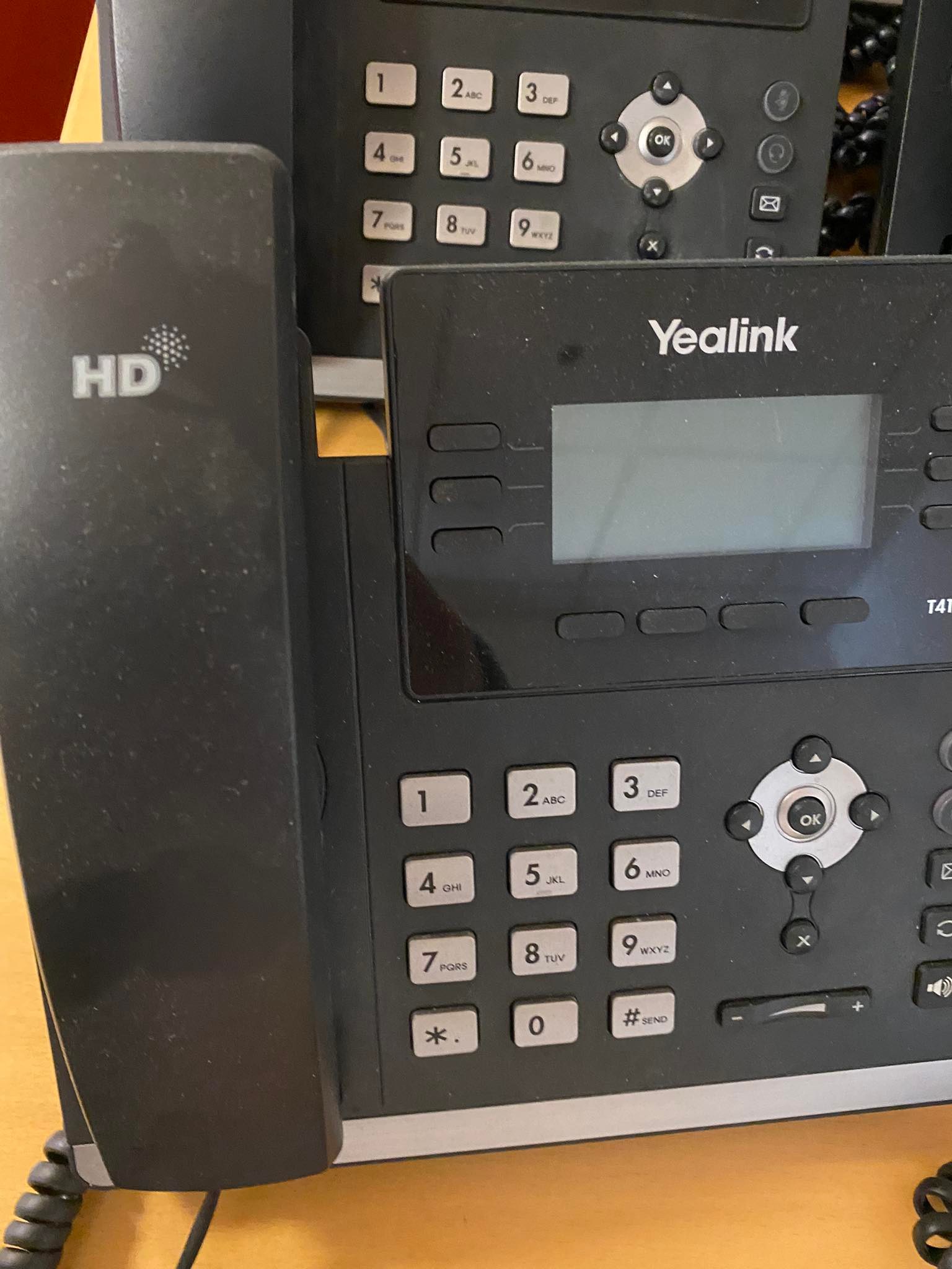 SELT / SOLD Yealink T41P símtæki & Jabra Pro 920 heyrnatæki