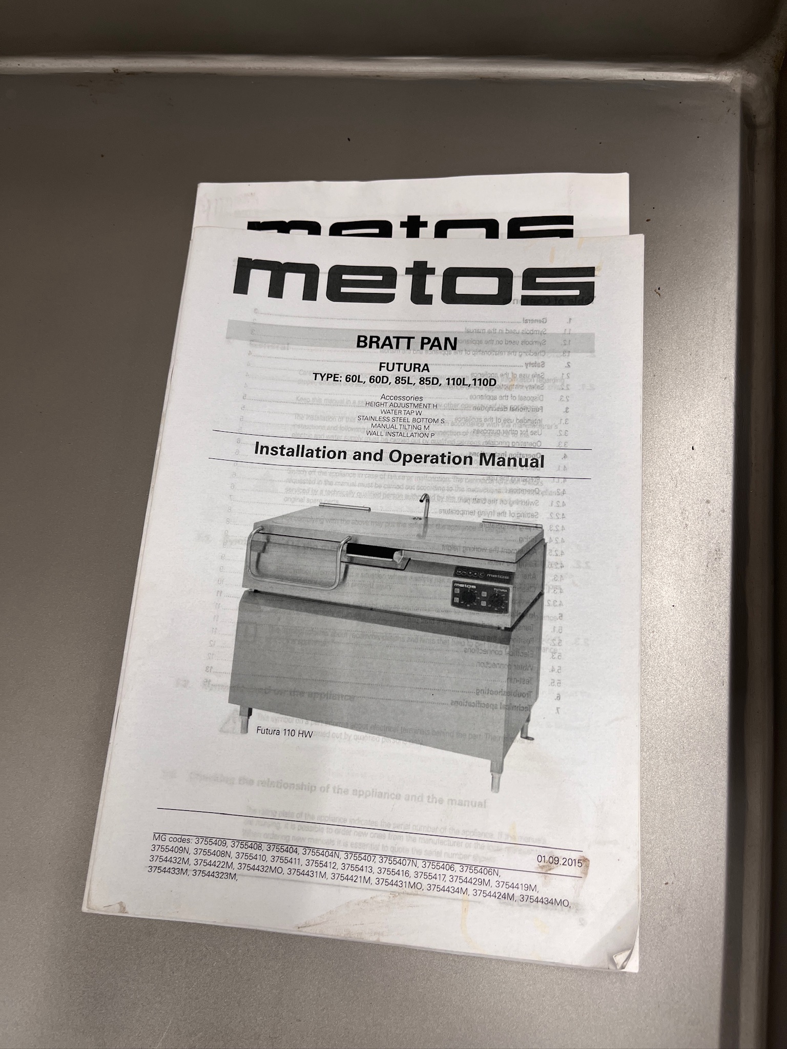 SELT / SOLD Metos veltipanna 2019 - 15KW 7