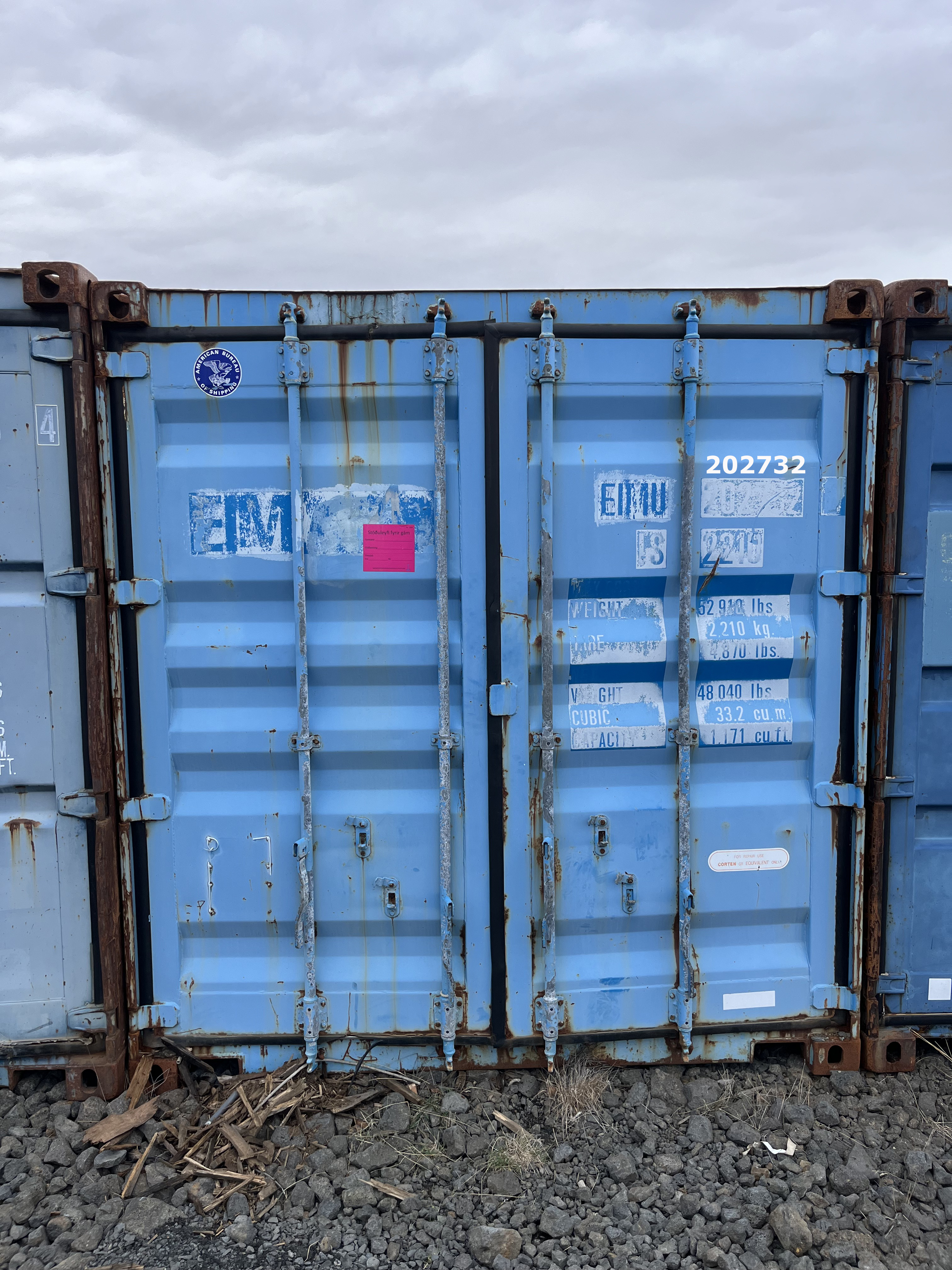 SELT / SOLD - Gámur SM 20 fet. - 202732 - Hf