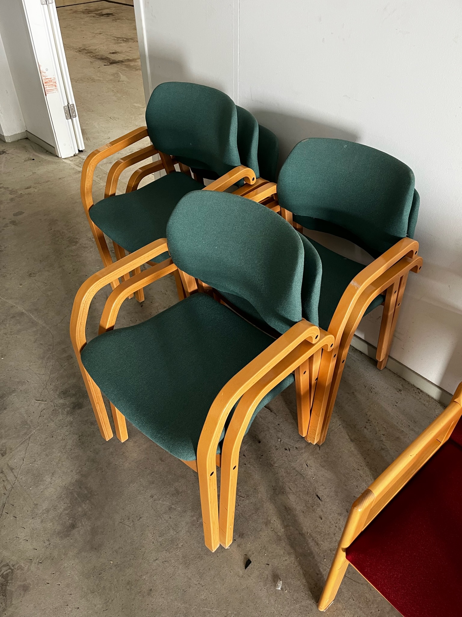 SELT / SOLD Fundarstólar frá Á. Guðmundsson (7 stk.)