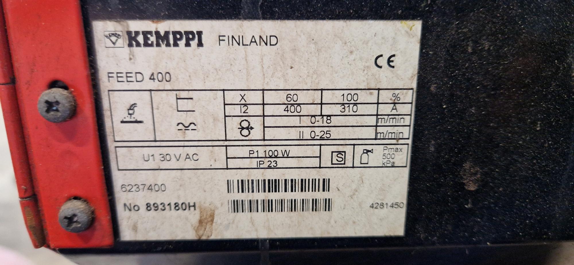 SELT / SOLD - Kemppi Feed 400 - rafsuða 2