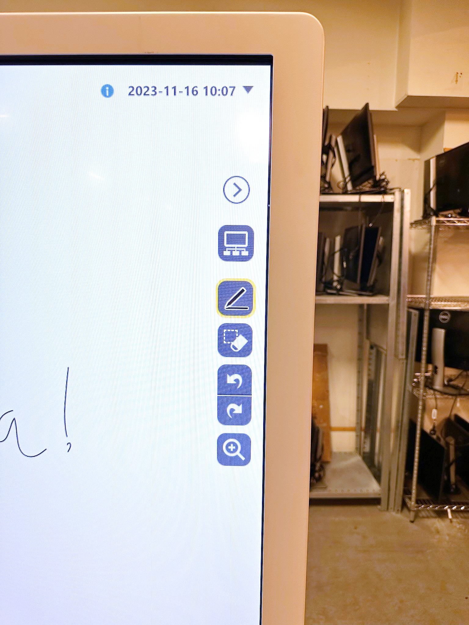 SELT / SOLD Ricoh Interactive Whiteboard D6500 tússtafla 5