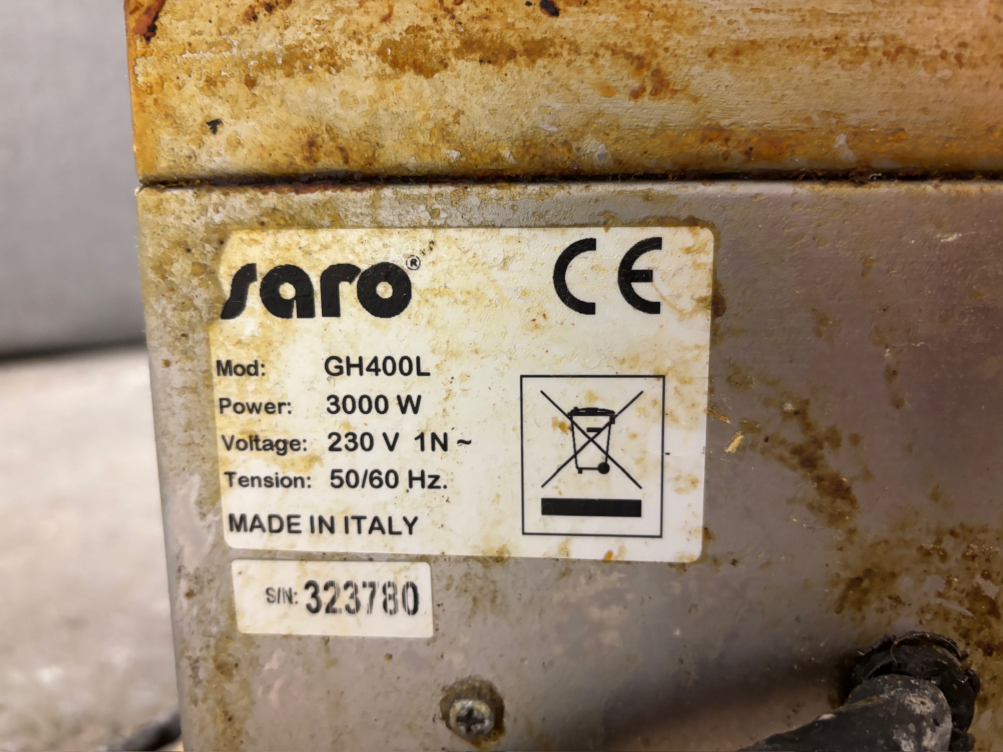 SELT / SOLD Saro grillpanna, B40sm. 5