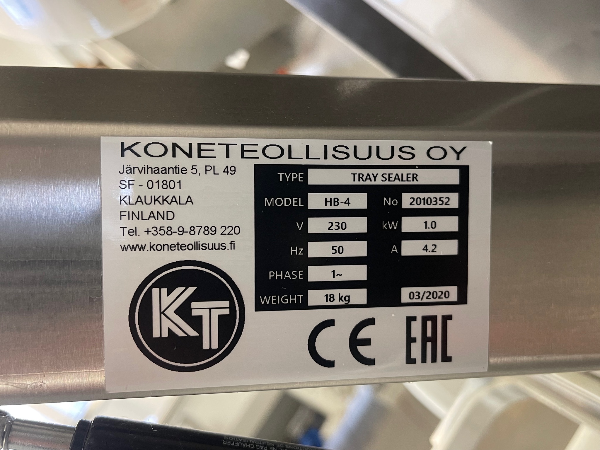 SELT / SOLD - Koneteollisuus lofttæmingavél / vacuumvél 6