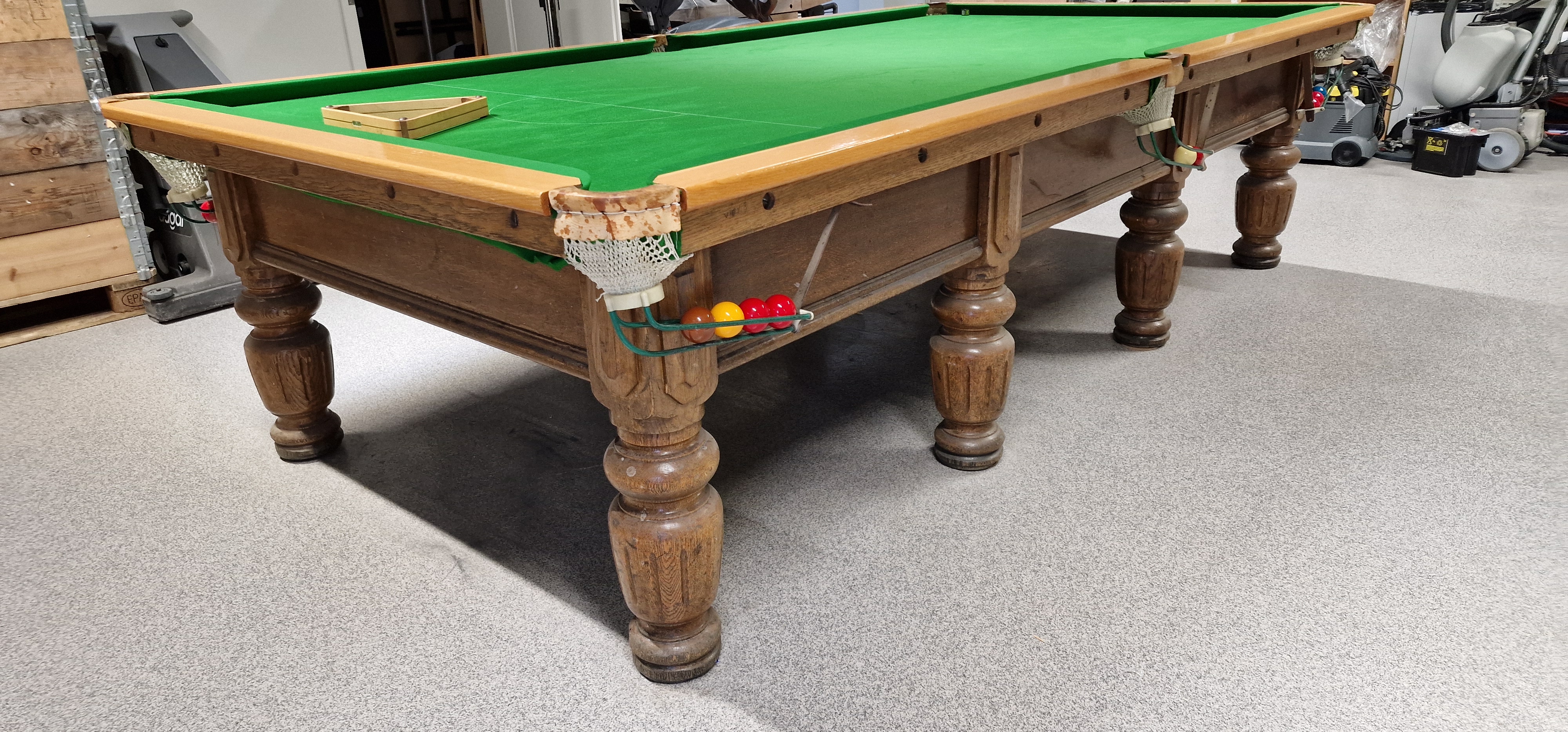 SELT / SOLD Vandað Riley Snookerborð 12 ft - 320 x 170sm