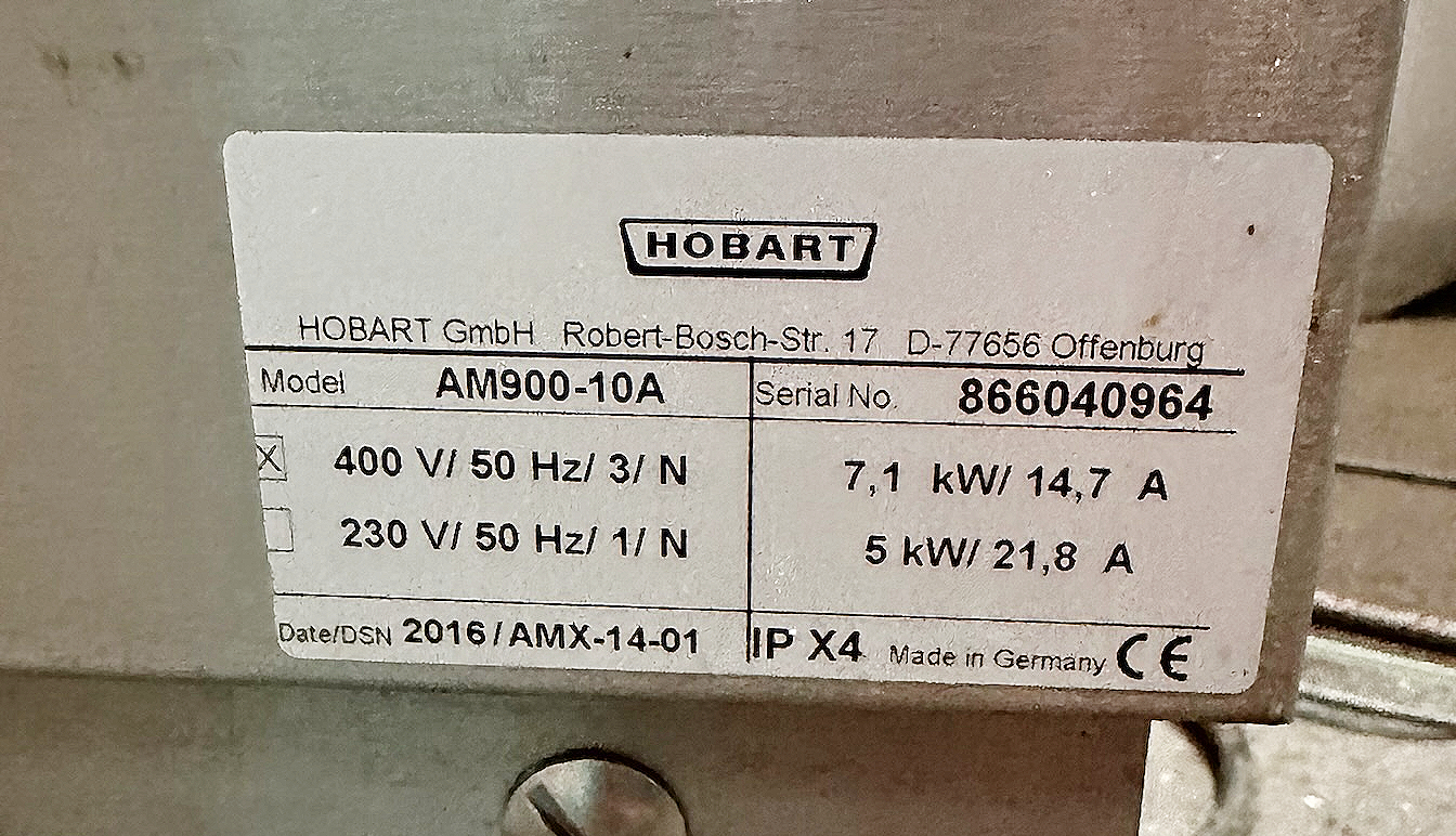 SELT / SOLD Hobart húddvél, H165 x B64 x D75 sm. 5