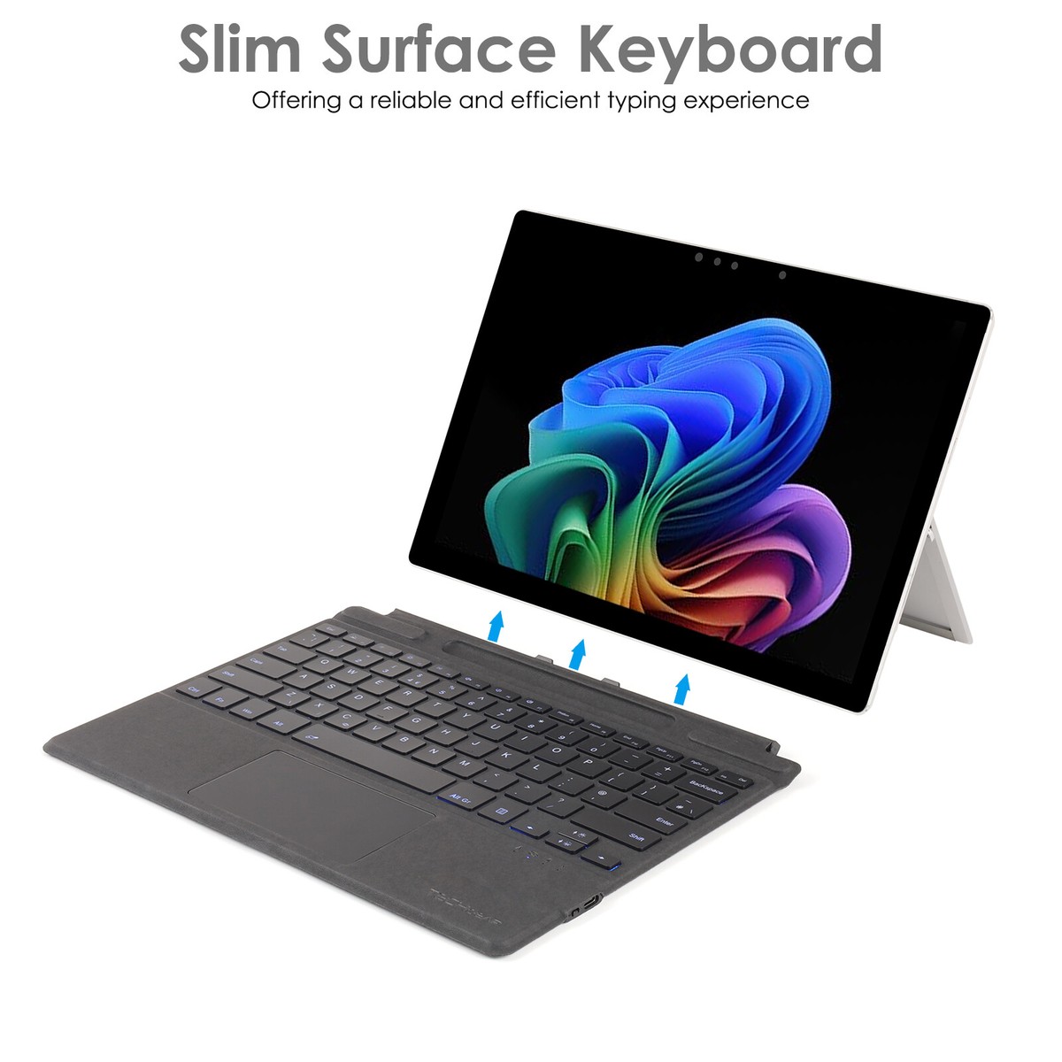 SELT / SOLD MS Surface Pro 11 spjaldtölva m. lyklaborði og í Kensington hlustri 2