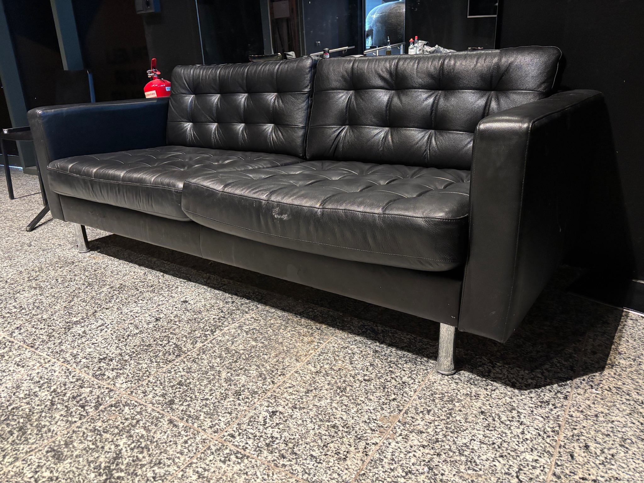 SELT / SOLD IKEA sófi, 3ja sæta, B204xD89sm. 6